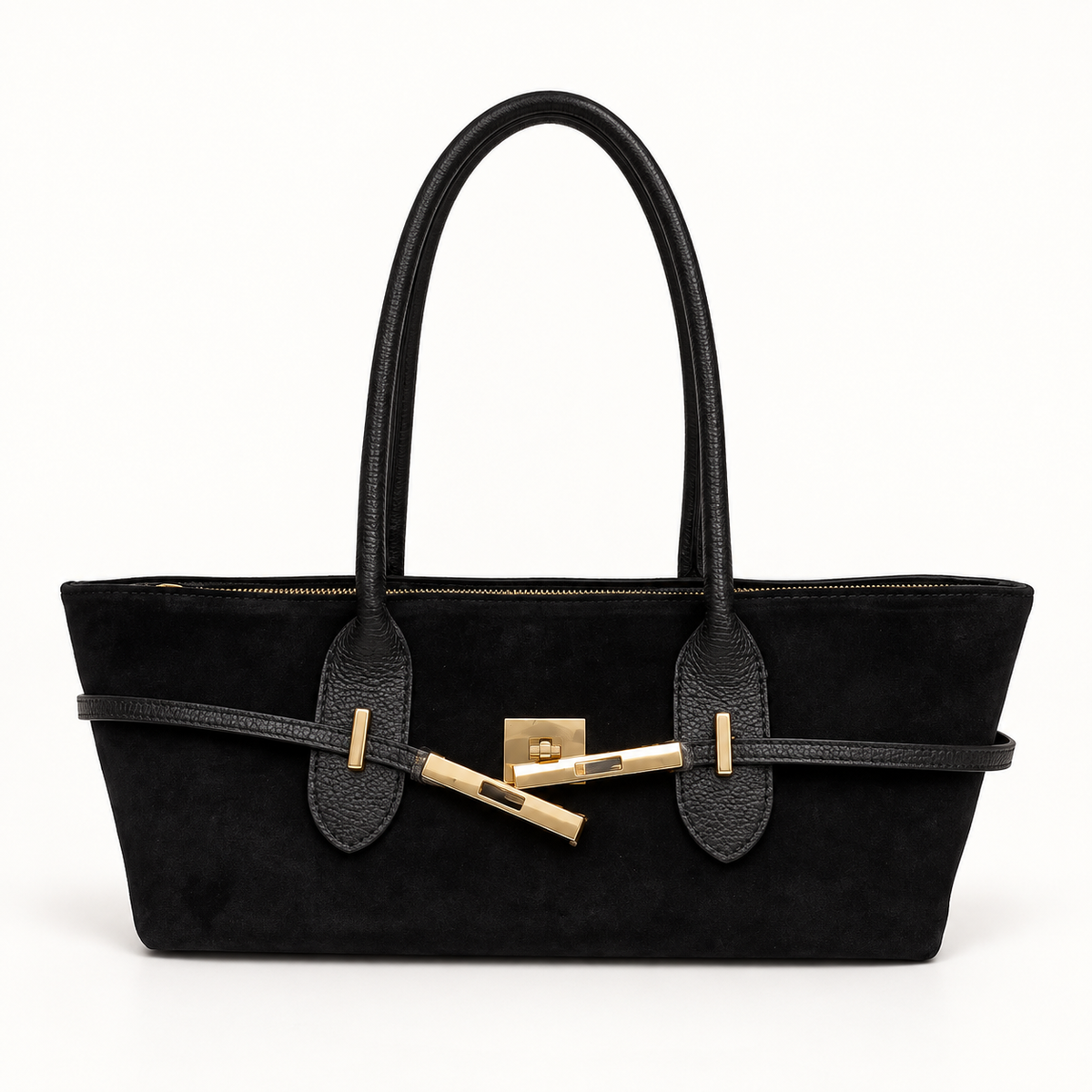 Annie Nera in vera pelle e suede