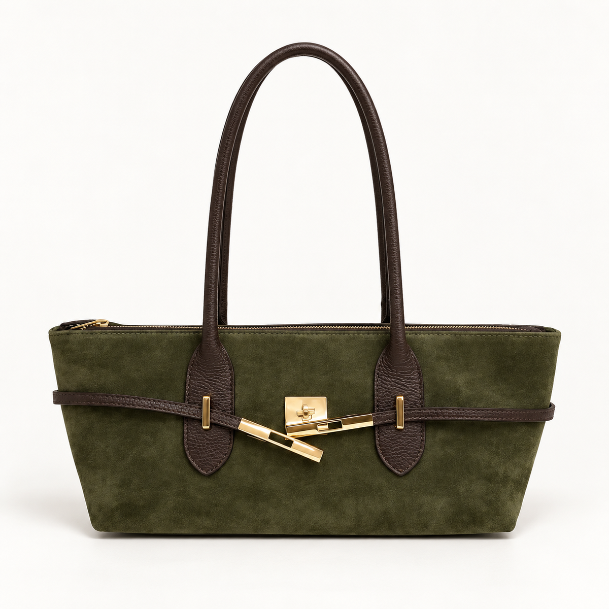 Annie Verde in vera pelle e suede