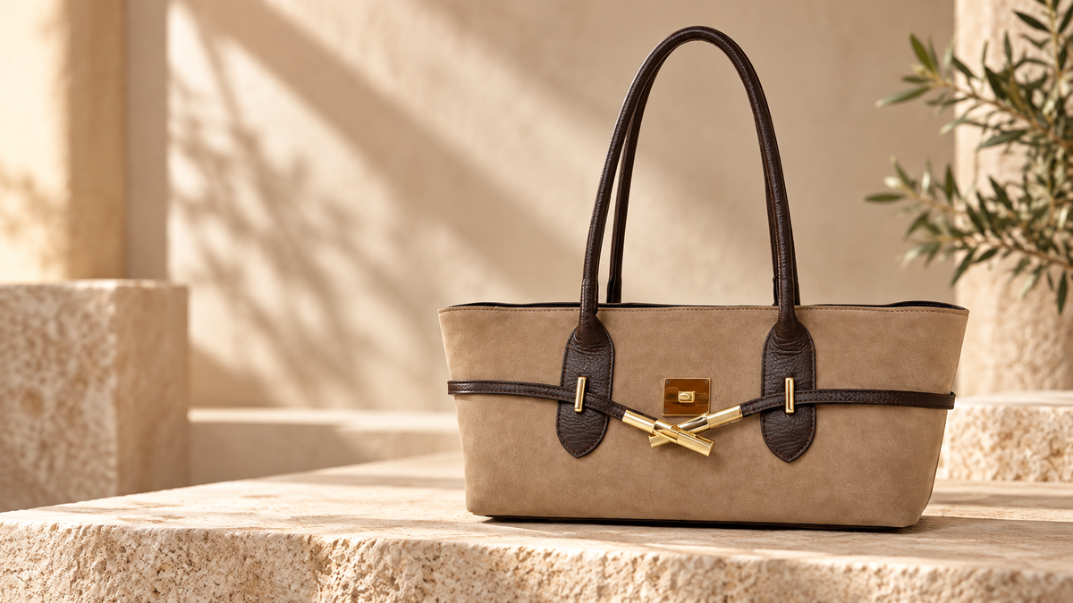 Diego Borse - borsa Annie in vera pelle e suede