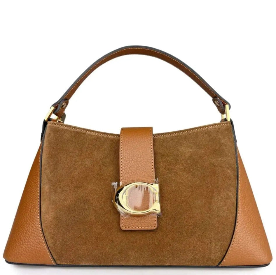 Borsa Sofia cuoio camoscio