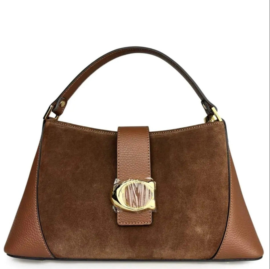 Borsa Sofia marrone camoscio