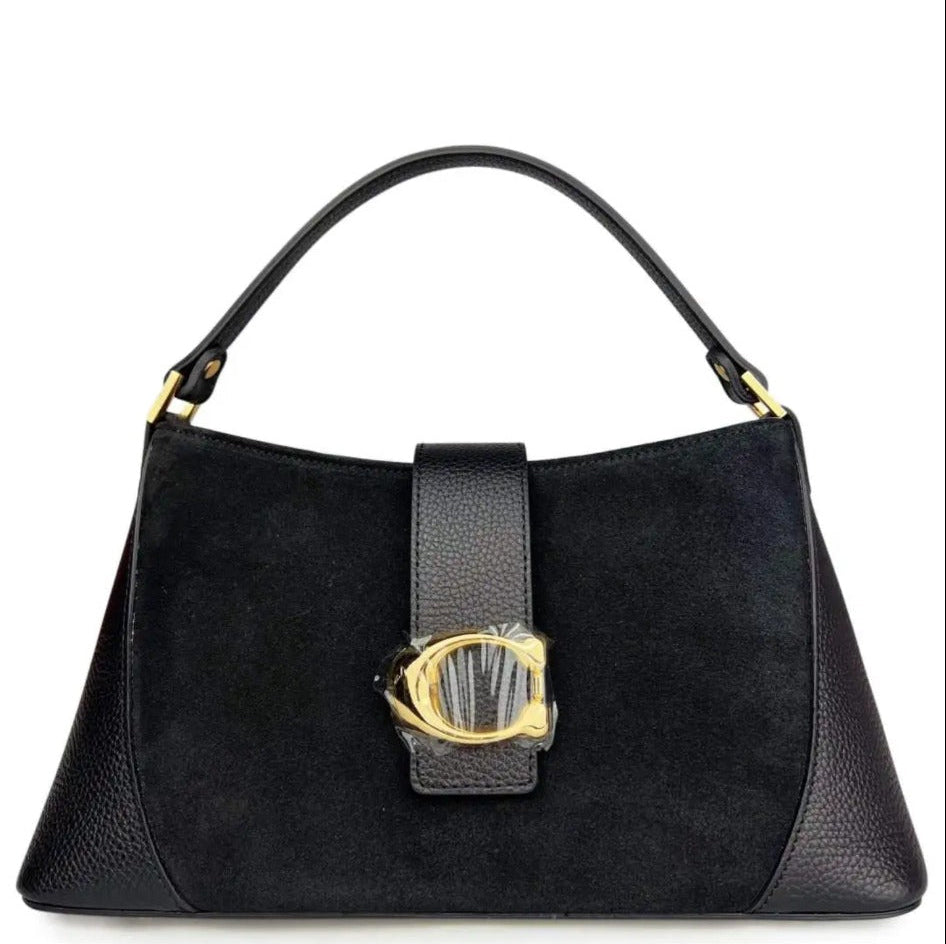Borsa Sofia nero camoscio