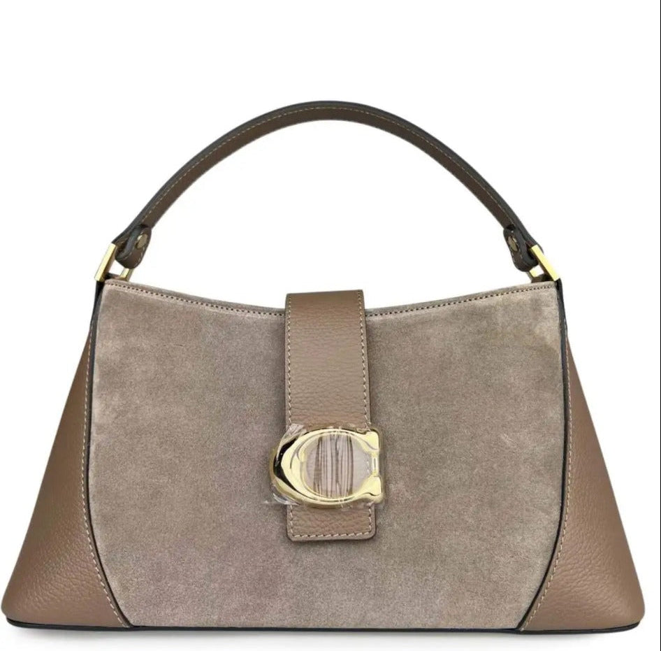 Borsa Sofia taupe camoscio
