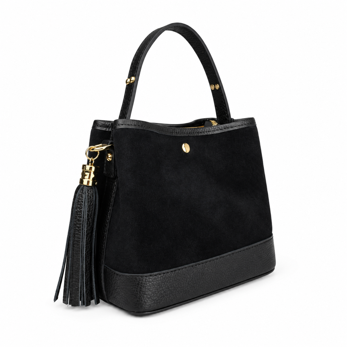 Borsa secchiello 6178 small nero su fondo bianco
