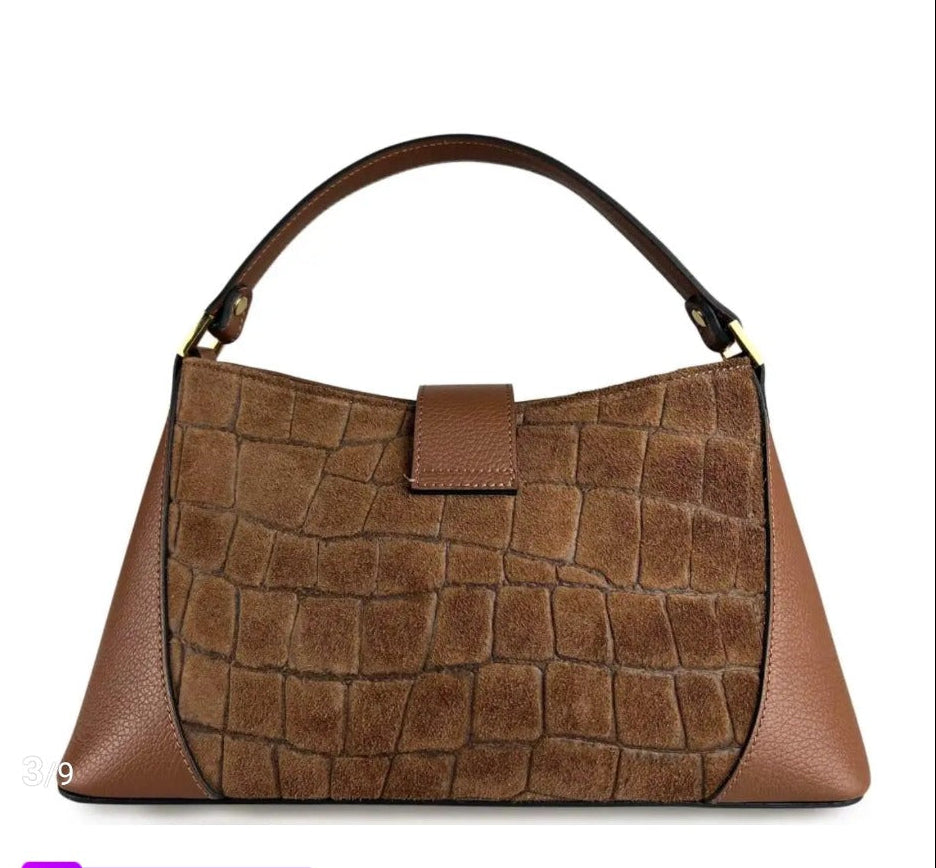 Retro Borsa Vittoria Croco